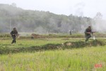Lực lượng dân quân Hương Sơn thực binh đánh địch bảo vệ làng