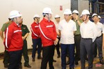 Chủ tịch UBND tỉnh kiểm tra sản xuất Nhà máy Nhiệt điện Vũng Áng 1