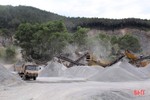 Hà Tĩnh “mạnh tay” xử lý sai phạm trong khai thác khoáng sản