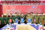 Hà Tĩnh và các tỉnh nước bạn Lào tăng cường phối hợp, đấu tranh với mọi âm mưu phá hoại