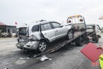 3 xe ô tô tông nhau trên quốc lộ 1 ở Hà Tĩnh