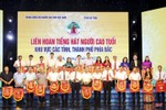 26 tỉnh, thành tham gia Liên hoan Tiếng hát người cao tuổi khu vực phía Bắc tại Hà Tĩnh