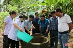 Hương Khê vệ sinh môi trường, phòng chống dịch bệnh sau mưa lớn