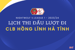 Lịch thi đấu lượt đi V.League 2023/24 của Hồng Lĩnh Hà Tĩnh