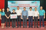 BIDV Hà Tĩnh phối hợp chi trả gần 3,8 tỷ đồng bảo hiểm cho khách hàng vay vốn