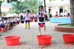 Học sinh Hương Sơn với trường học an toàn trước thiên tai