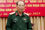 Trung tướng Trần Võ Dũng kiểm tra công tác dân vận ở Hà Tĩnh