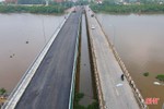 Diện mạo cây cầu nối TP Hà Tĩnh và phố biển Lộc Hà trước ngày thông xe