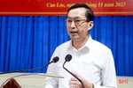 Lãnh đạo Can Lộc đối thoại với gần 200 cán bộ, hội viên nông dân