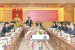 Đoàn công tác Ban Kinh tế Trung ương làm việc với Ban Thường vụ Tỉnh ủy Hà Tĩnh