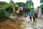 2 hộ dân ở Nghi Xuân hiến đất trị giá gần nửa tỷ đồng để mở rộng đường