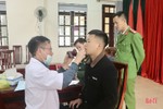 165 thanh niên Vũ Quang tham gia khám tuyển nghĩa vụ quân sự, công an