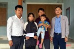 Nhiều tổ chức, cá nhân giúp đỡ 3 trẻ mồ côi mẹ ở xã Bình An