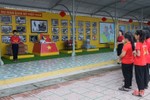 Trải nghiệm “góc Sử, Địa” trong sân trường ở Thạch Hà