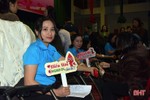 Ngày hội hiến máu tình nguyện ở Hương Khê thu về 282 đơn vị máu
