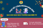 “Chợ tết công đoàn 2024” bán hàng miễn phí cho 2.000 lao động Hà Tĩnh