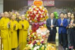 Ban Trị sự Giáo hội Phật giáo Hà Tĩnh chúc tết Đảng bộ và Nhân dân tỉnh nhà