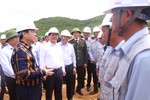 Phó Thủ tướng Trần Hồng Hà kiểm tra tiến độ dự án đường dây 500kV qua Hà Tĩnh