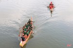Xem 32 đội tranh tài đua thuyền trên sông ở Hương Sơn