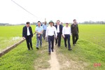 Lãnh đạo tỉnh động viên sản xuất đầu năm tại Can Lộc