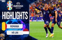 Highlights Romania - Hà Lan: Cơn lốc màu da cam nóng máy 