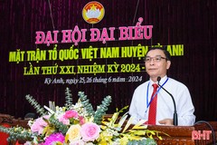 Ông Lê Mã Lương tái cử Chủ tịch MTTQ huyện Kỳ Anh