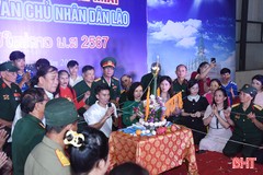 Ấm áp vui tết Bunpimay của lưu học sinh Lào tại Hà Tĩnh