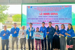 Hỗ trợ xây nhà nhân ái cho hộ nghèo ở TP Hà Tĩnh