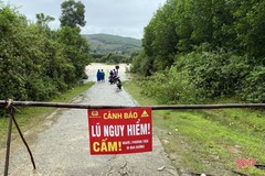 Cảnh báo lũ quét, sạt lở đất do mưa lớn ở khu vực Hà Tĩnh