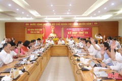 HĐND tỉnh Hà Tĩnh thông qua 13 nghị quyết quan trọng