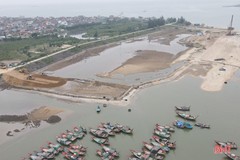 Những hạng mục đầu tiên của cảng cá 280 tỷ đồng ở Hà Tĩnh