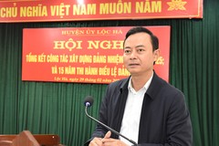 Không ngừng nâng cao hiệu quả công tác xây dựng Đảng ở Lộc Hà