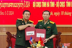 Ký kết thỏa thuận hợp tác quân sự - quốc phòng Hà Tĩnh, Bolikhămxay