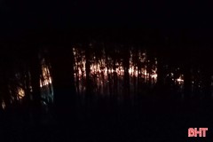 Cháy rừng trong đêm, hàng trăm người nỗ lực dập lửa