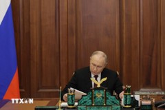 Tổng thống Nga Vladimir Putin phê chuẩn cơ cấu chính phủ có 10 Phó Thủ tướng
