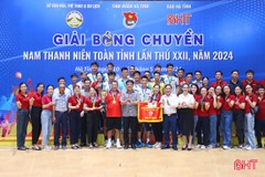 Agribank Hà Tĩnh vô địch Giải Bóng chuyền nam thanh niên 2024