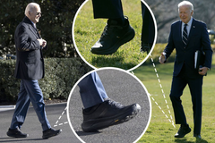 Đôi giày chống ngã của Tổng thống Biden gây chú ý