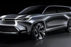 Toyota sắp ra mắt mẫu SUV điện 3 hàng ghế mới