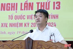 Hoàn thành đại hội MTTQ cấp huyện ở Hà Tĩnh trong tháng 6/2024