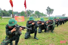 Lực lượng vũ trang Hà Tĩnh "Tiếp bước chiến sĩ Điện Biên - tiến lên giành 3 nhất"