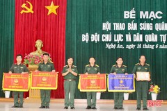 Bộ CHQS tỉnh Hà Tĩnh nhất toàn đoàn hội thao bắn súng