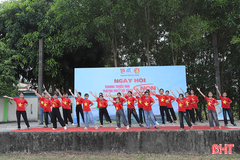 Sôi nổi ngày hội "tự hào một dải non sông" ở TP Hà Tĩnh 