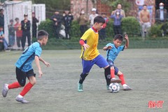 Kịch tính trận chung kết bóng đá nam tiểu học tại Hội khoẻ Phù Đổng 2024 