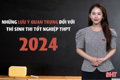 Những lưu ý quan trọng đối với thí sinh thi tốt nghiệp THPT 2024 