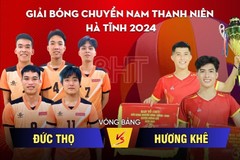 Giải Bóng chuyền nam thanh niên Hà Tĩnh: Đức Thọ vs Hương Khê
