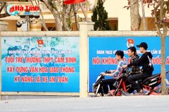 UBND tỉnh Hà Tĩnh chỉ đạo chấn chỉnh vi phạm ATGT trong giới học sinh