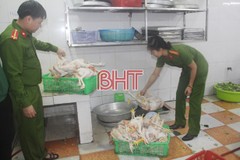Phát hiện 127kg gà thịt không kiểm dịch tại 2 khách sạn lớn ở TP Hà Tĩnh