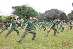 Chiến sỹ mới BĐBP Hà Tĩnh trưởng thành sau tháng đầu huấn luyện