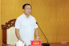 Tập trung cao thực hiện công tác chuẩn bị đại hội Đảng các cấp ở Hà Tĩnh