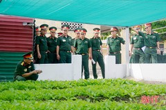 Hoạt động tăng gia sản xuất tại Trung đoàn 841 Hà Tĩnh được đánh giá cao